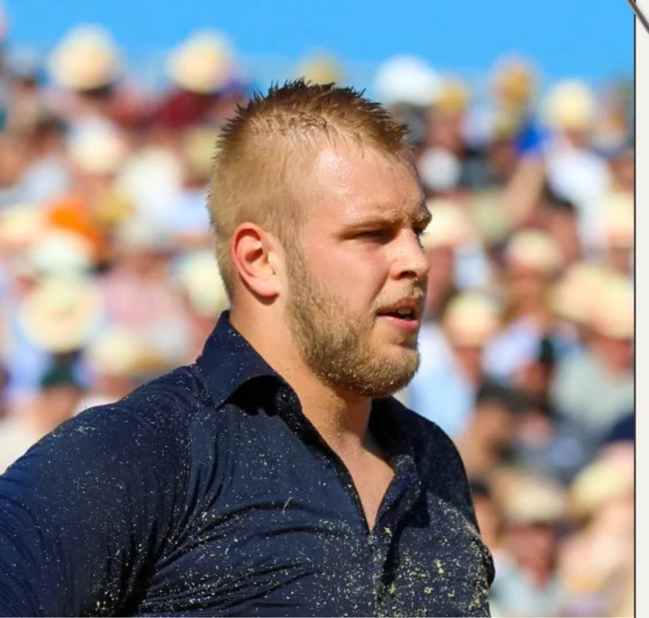 Adrian Odermatt am Schwingfest