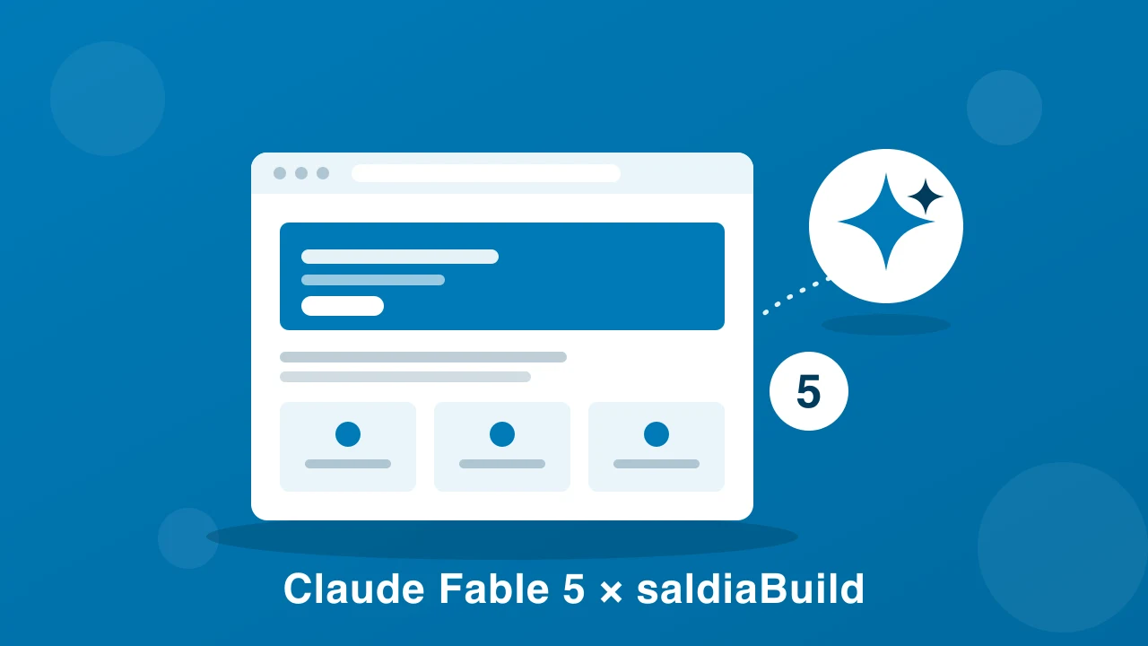 Claude Fable 5 in saldiaBuild: Anthropics stärkstes KI-Modell baut jetzt deine Website