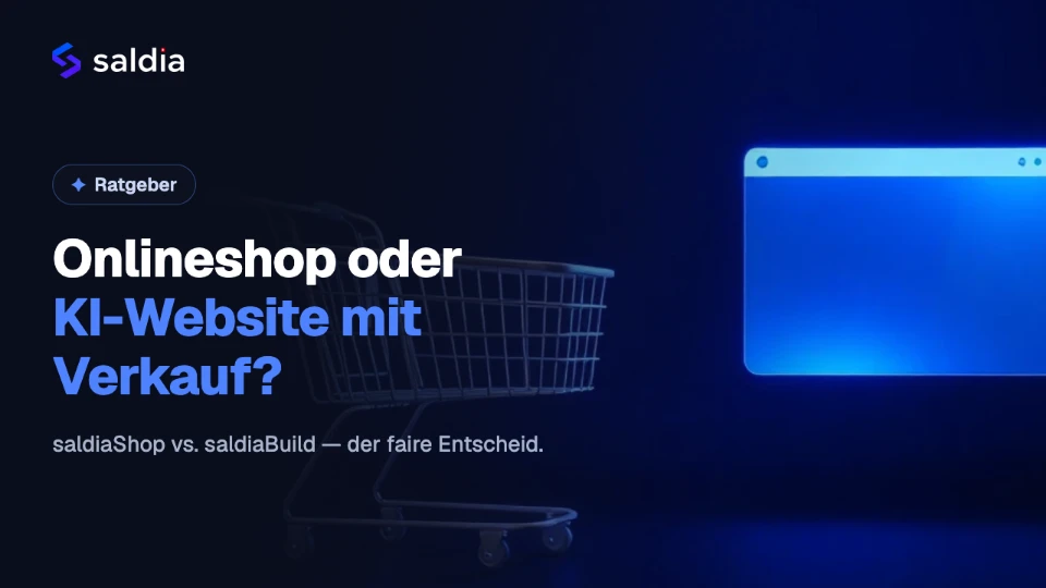 Onlineshop oder KI-Website mit Verkauf? Der Entscheid