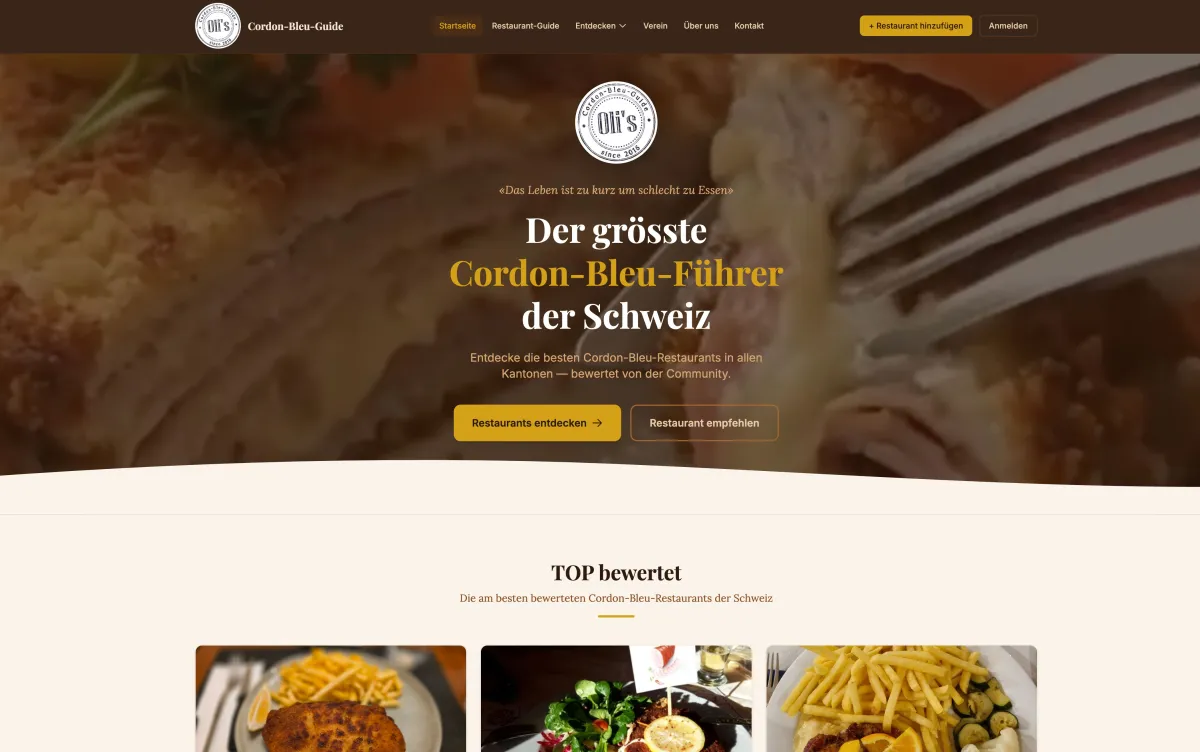 saldiaBuild Beispiel: Cordon Bleu Guide