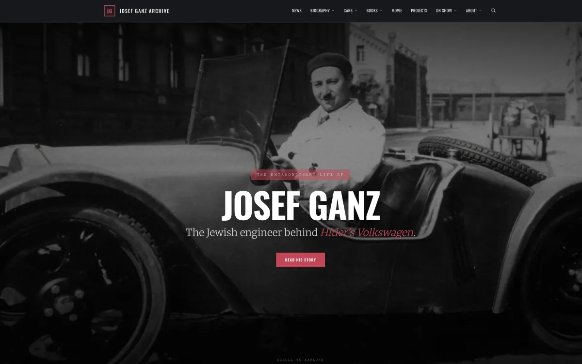 saldiaBuild Beispiel: Josef Ganz Archiv